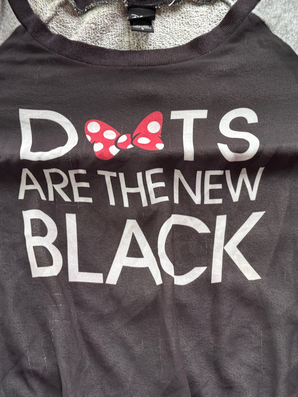 torrid x disney chiffon front lightweight sweatshirt dots are the new black